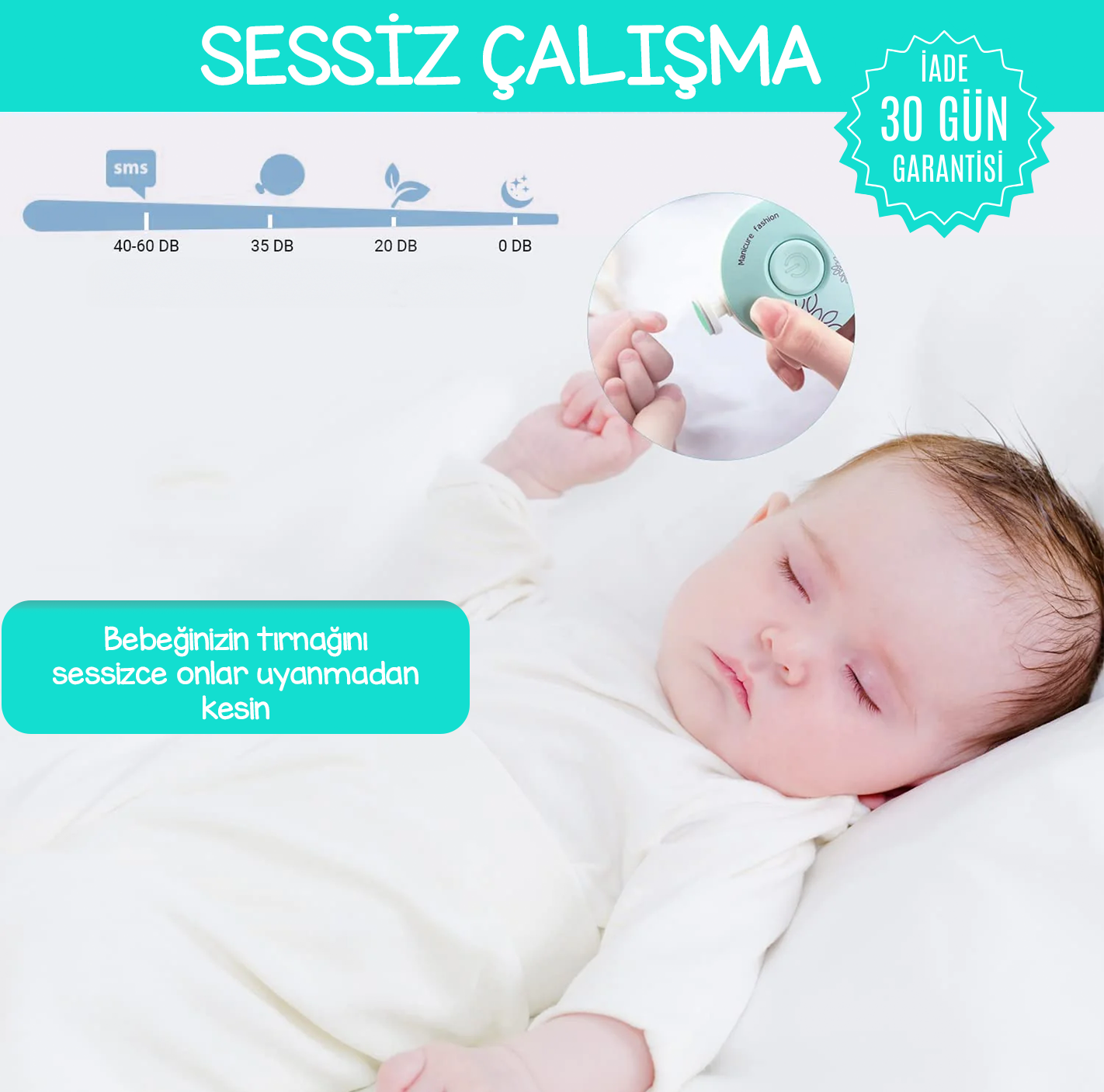 Bebek Tırnak Makası ve Törpüleme Cihazı