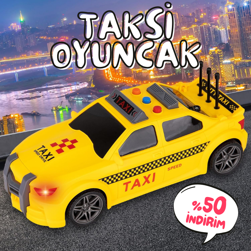 Taxi oyuncak araba